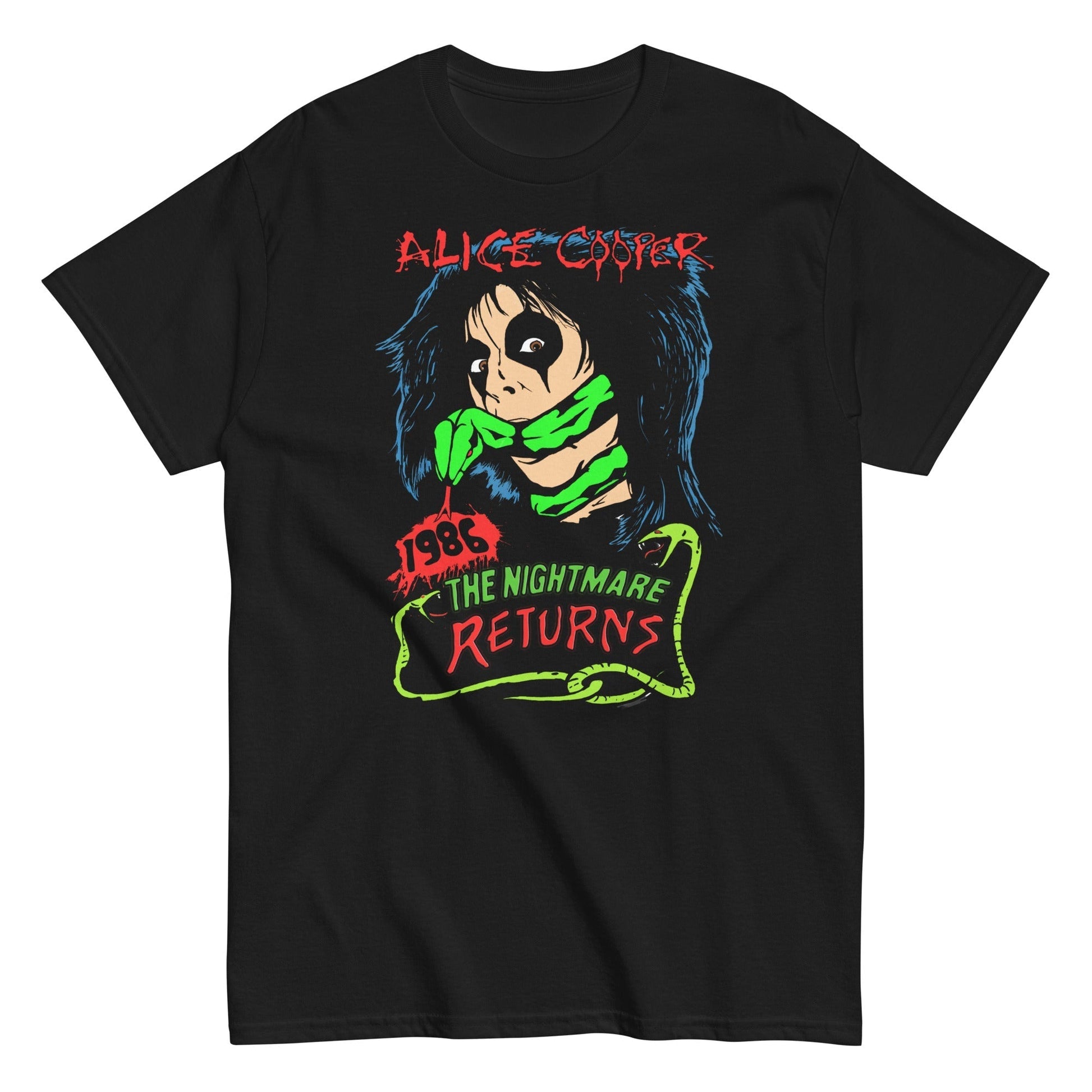MERCHMOMENT Alice Cooper - Nightmare Returns T-Shirt [Apparel] - Rock Band Apparel