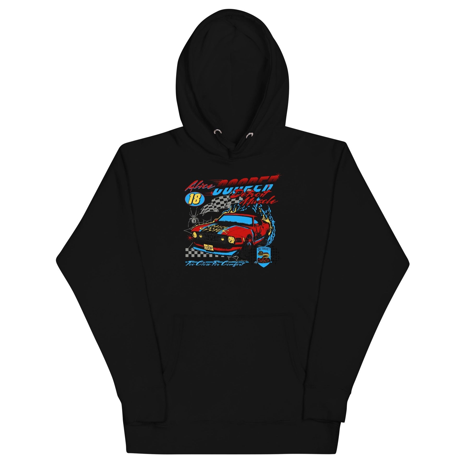 MerchMoment Alice Cooper - Racecar Hoodie [Apparel] Black
