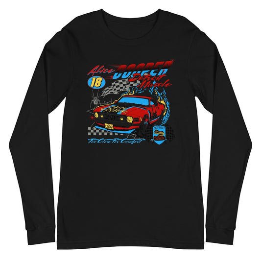 MerchMoment Alice Cooper - Racecar Long Sleeve T-Shirt [Apparel] Black
