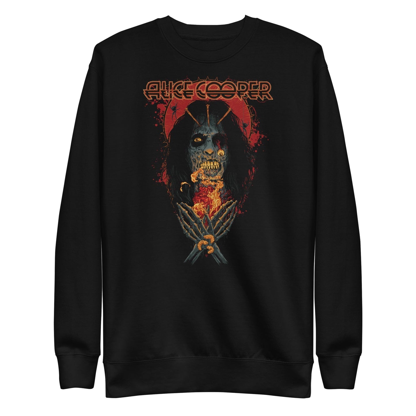 MerchMoment Alice Cooper - Skeleton Sweatshirt [Apparel] Black