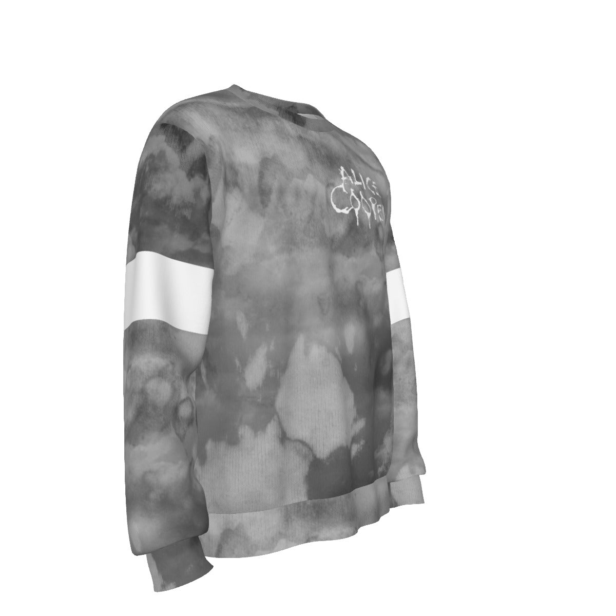 MERCHMOMENT Alice Cooper Staring All Over Print Sweatshirt [Apparel] - Rock Band Apparel