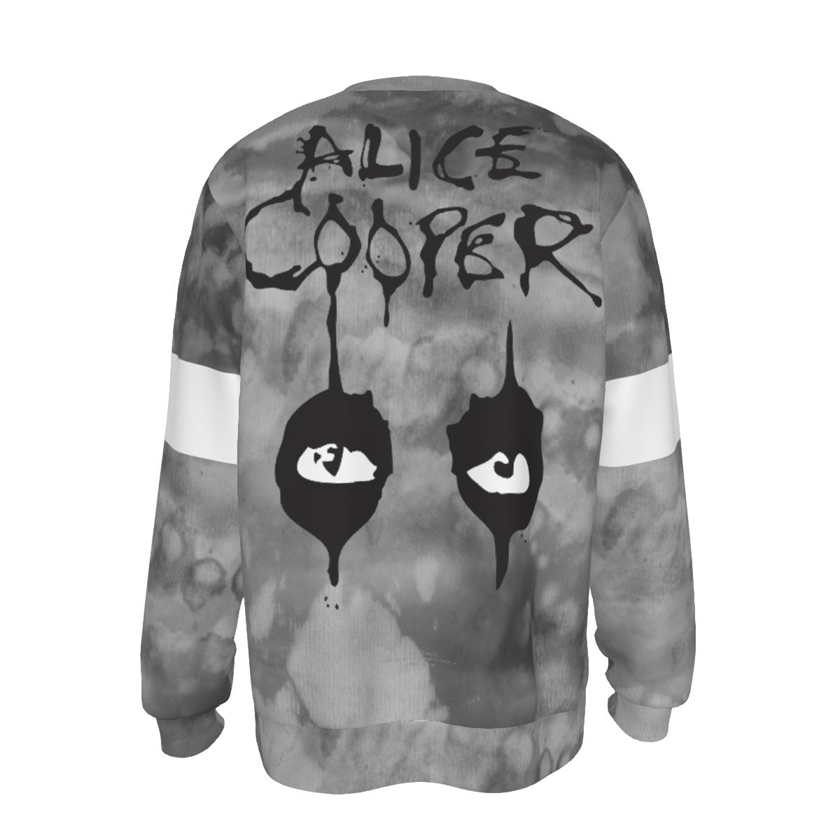 MERCHMOMENT Alice Cooper Staring All Over Print Sweatshirt [Apparel] - Rock Band Apparel