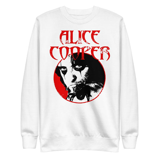 MerchMoment Alice Cooper - Staring Sweatshirt [Apparel] White