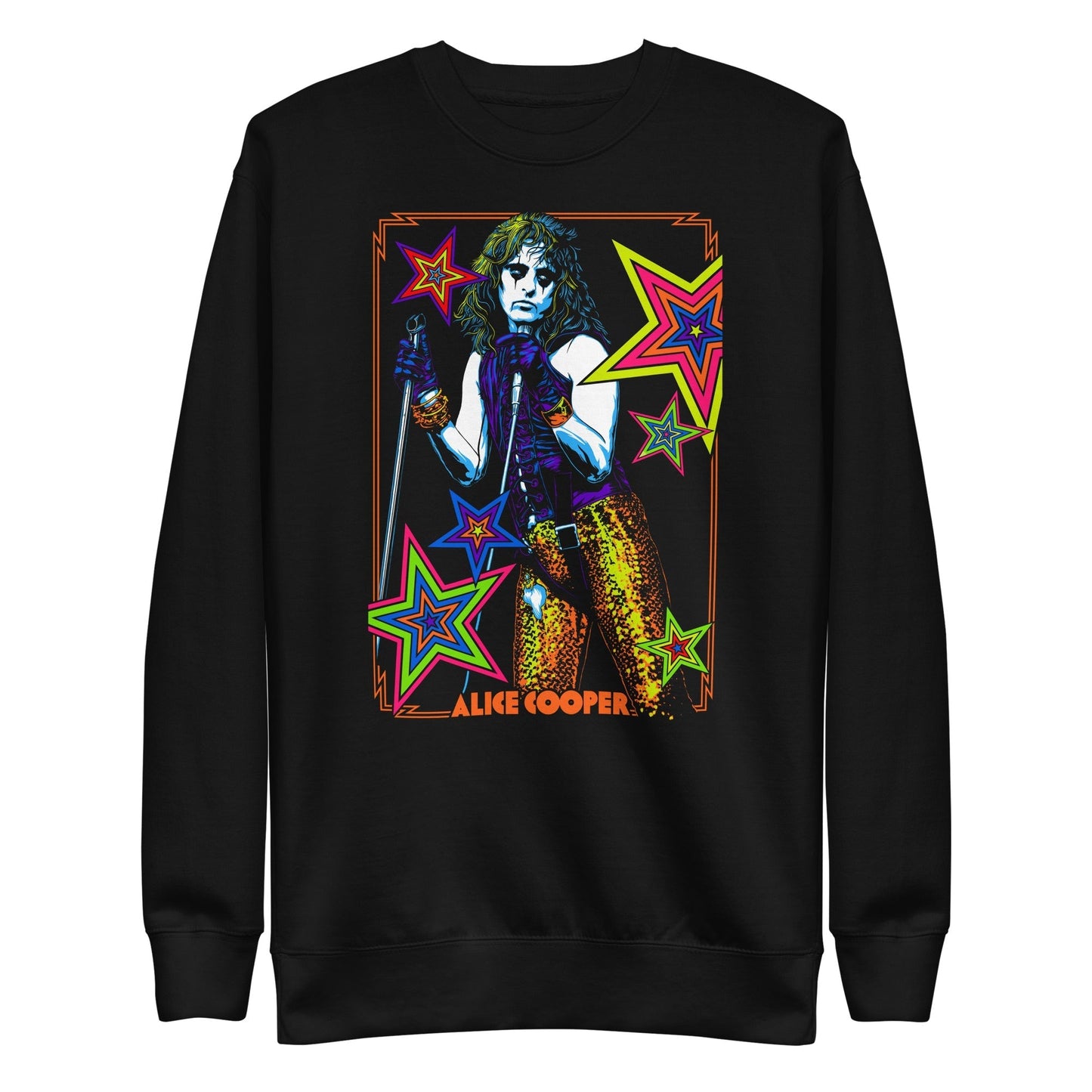 MerchMoment Alice Cooper - Stars Sweatshirt [Apparel] Black