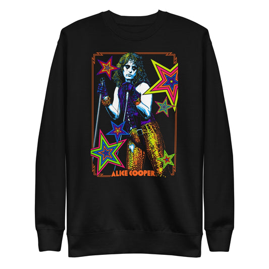 MerchMoment Alice Cooper - Stars Sweatshirt [Apparel] Black