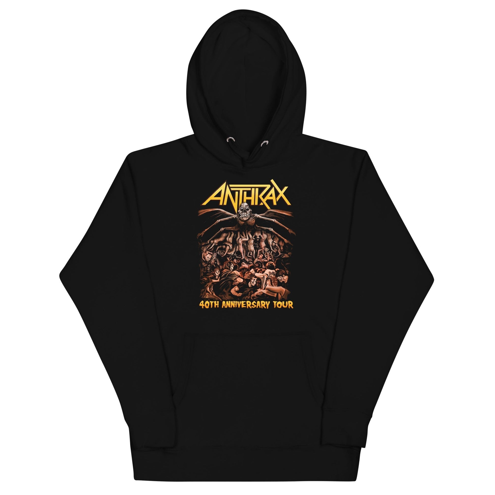 MerchMoment Anthrax - 40th Anniversary Tour Hoodie [Apparel] Black