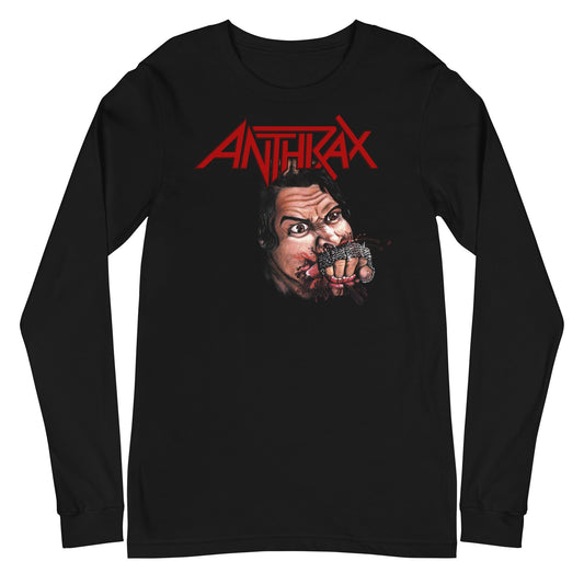 MERCHMOMENT Anthrax - Bite Your Hand Long Sleeve T-Shirt [Apparel] - Rock Band Apparel