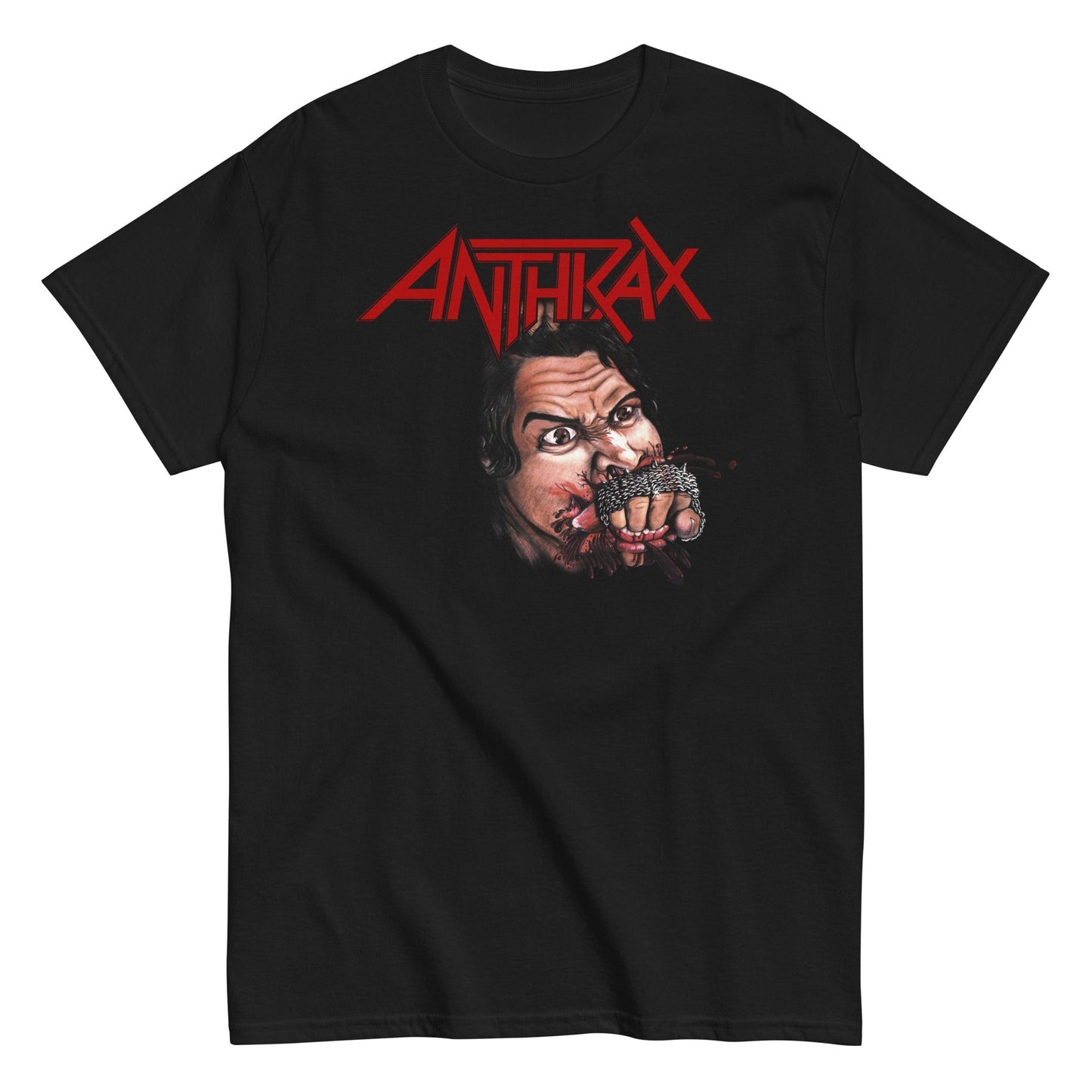 MerchMoment Anthrax - Bite Your Hand T-Shirt [Apparel] Black