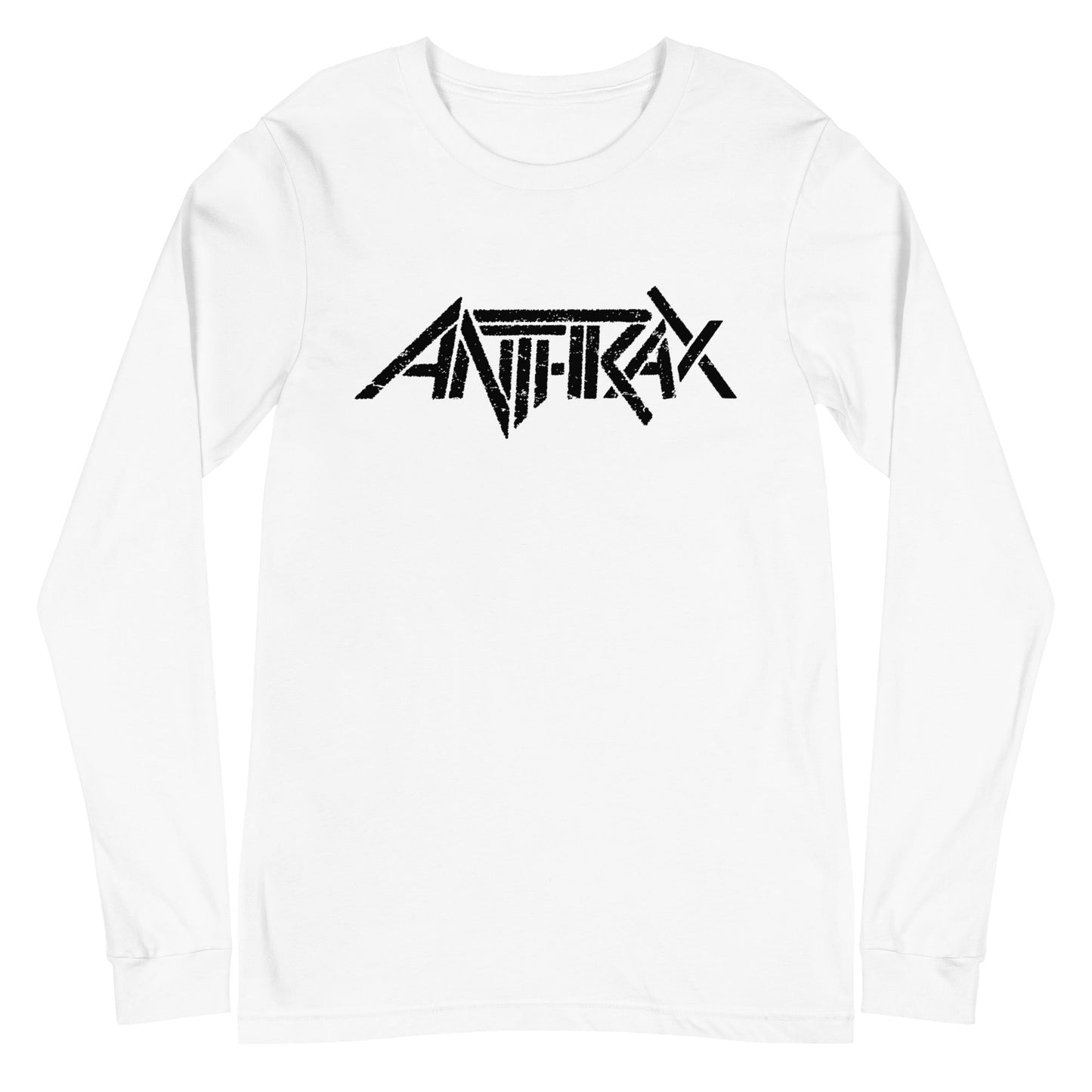 MerchMoment Anthrax - Classic Logo Long Sleeve T-Shirt [Apparel] White