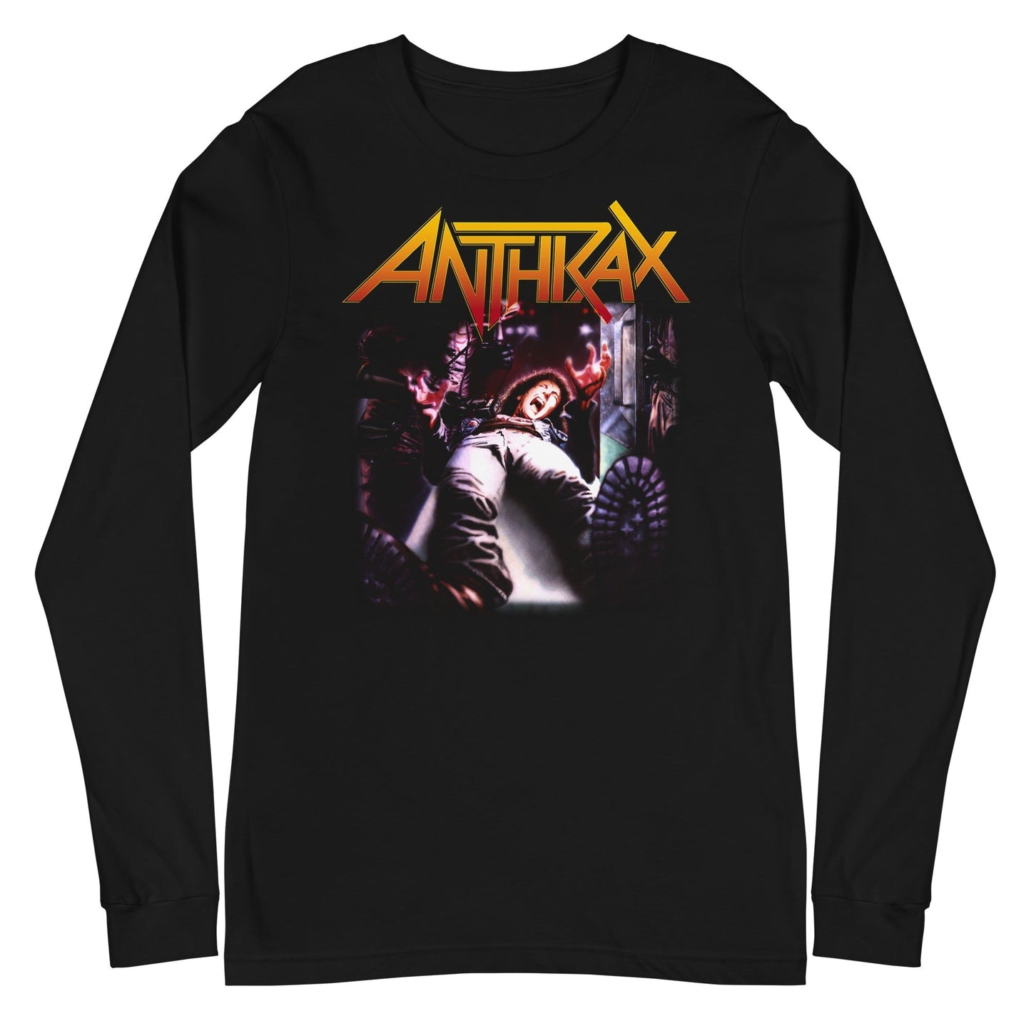 MerchMoment Anthrax - Die on Your Feet Long Sleeve T-Shirt [Apparel] Black