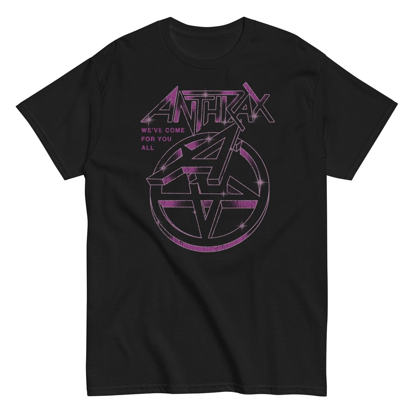 MerchMoment Anthrax - Double A T-Shirt [Apparel] Black