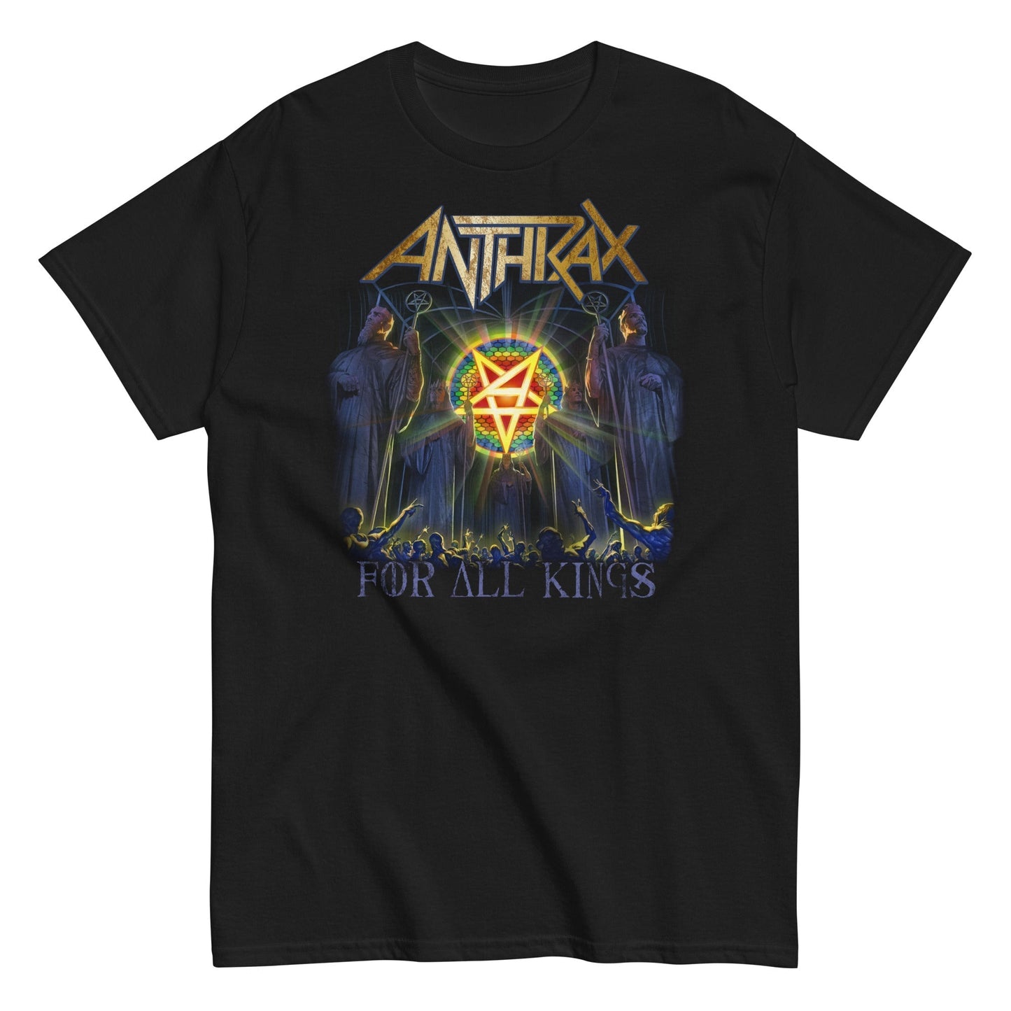 MERCHMOMENT Anthrax - For All Kings T-Shirt [Apparel] - Rock Band Apparel