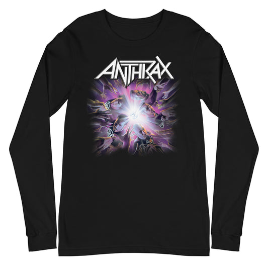 MERCHMOMENT Anthrax - Galaxies Long Sleeve T-Shirt [Apparel] - Rock Band Apparel