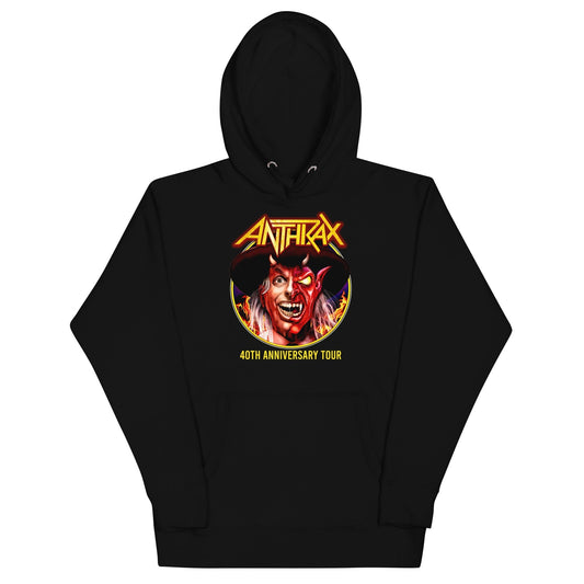 MERCHMOMENT Anthrax - Half Devil Hoodie [Apparel] - Rock Band Apparel