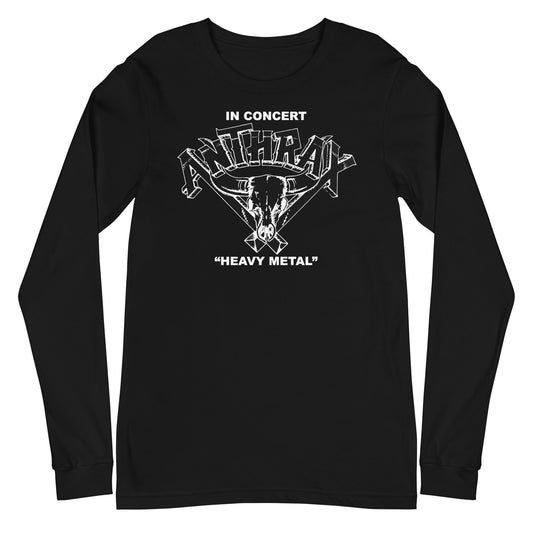 MERCHMOMENT Anthrax - Heavy Metal Long Sleeve T-Shirt [Apparel] - Rock Band Apparel