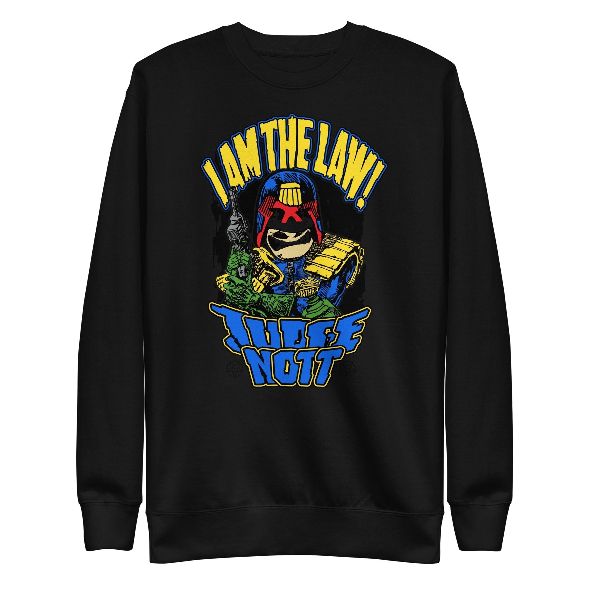 MerchMoment Anthrax - I Am The Law Sweatshirt [Apparel] Black
