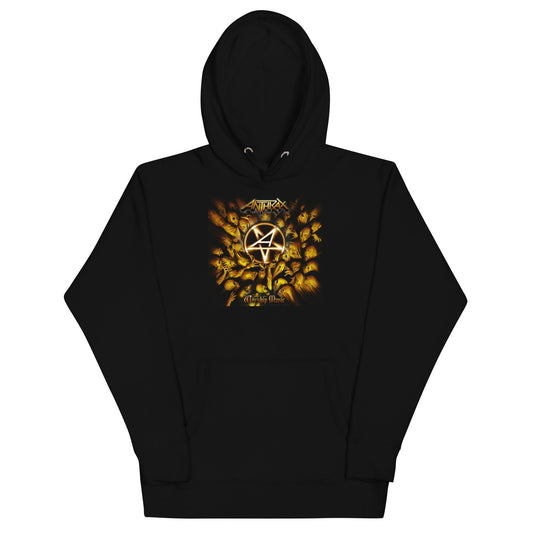 MERCHMOMENT Anthrax - Pentagram Logo Hoodie #1026 [Apparel] - Rock Band Apparel