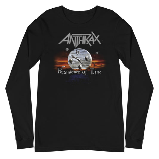 MerchMoment Anthrax - Peristence of Time Long Sleeve T-Shirt [Apparel] Black