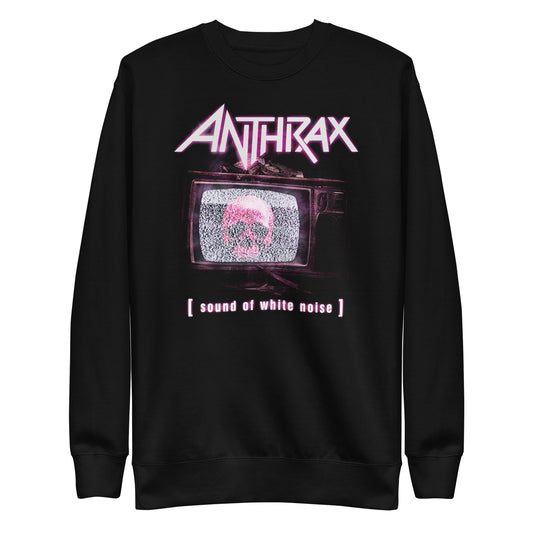 MERCHMOMENT Anthrax - Skull TV Sweatshirt [Apparel] - Rock Band Apparel