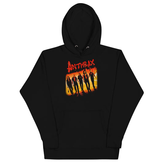 MerchMoment Anthrax - Slanted Band Hoodie [Apparel] Black