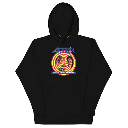 MerchMoment Anthrax - State Of Euphoria Hoodie [Apparel] Black