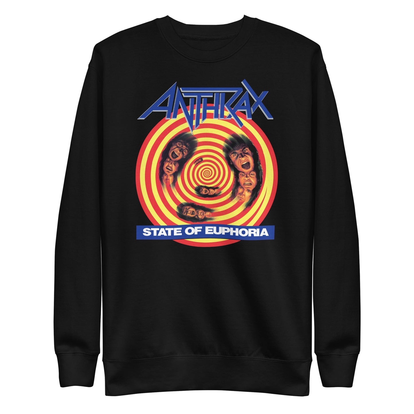 MerchMoment Anthrax - State Of Euphoria Sweatshirt [Apparel] Black