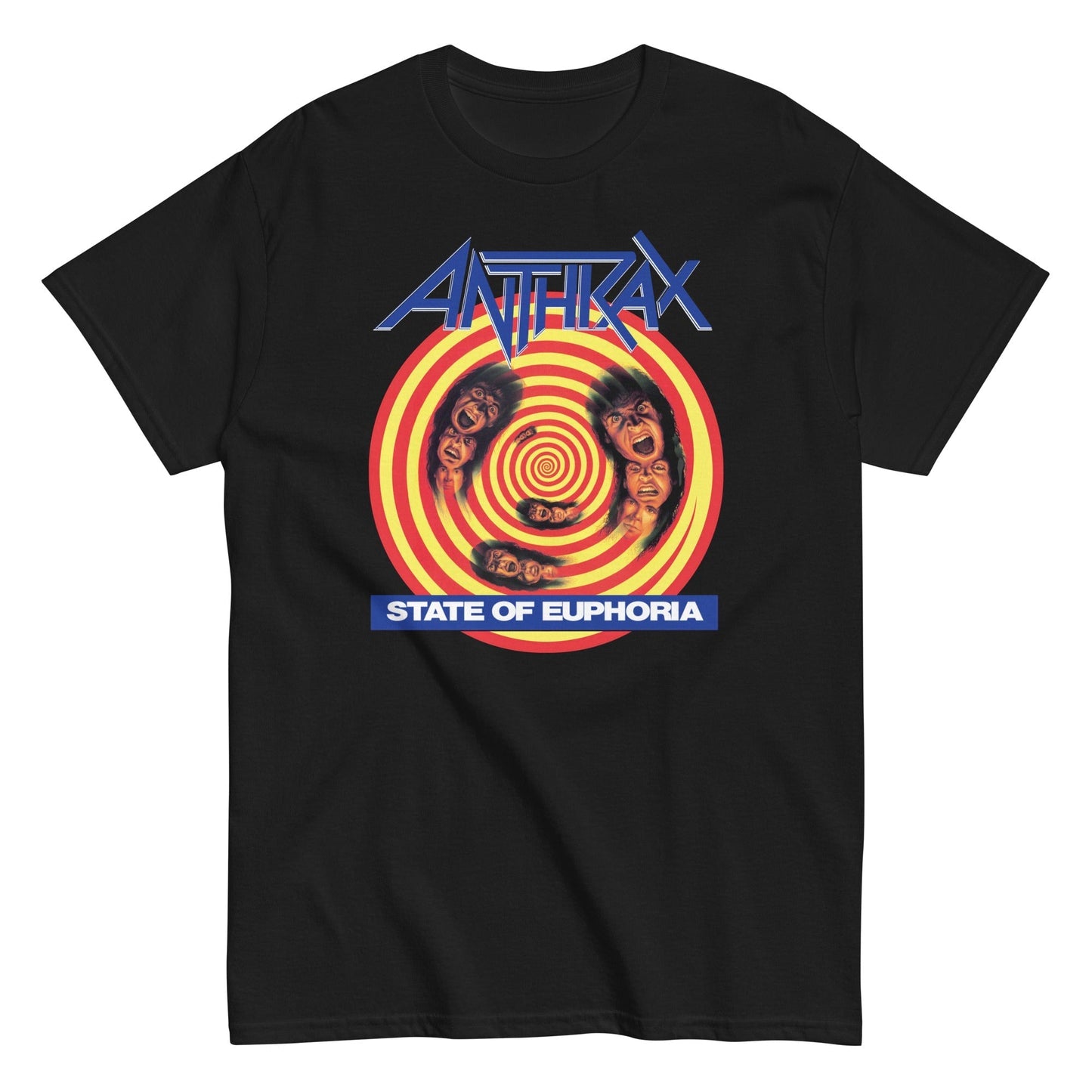 MerchMoment Anthrax - State Of Euphoria T-Shirt [Apparel] Black