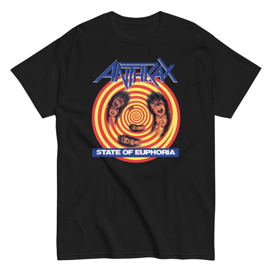 MerchMoment Anthrax - State Of Euphoria T-Shirt [Apparel] Black