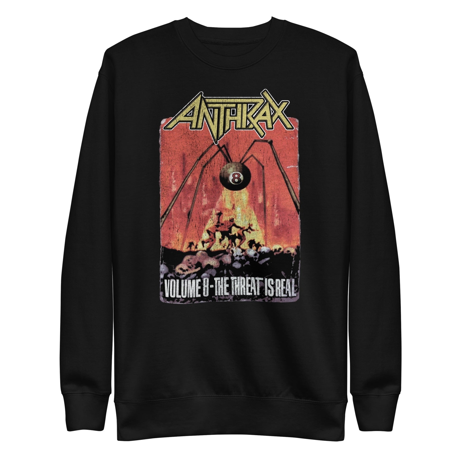 MerchMoment Anthrax - The Threat Is Real Sweatshirt [Apparel] Black