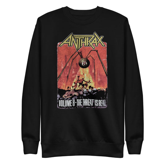 MERCHMOMENT Anthrax - The Threat Is Real Sweatshirt [Apparel] - Rock Band Apparel