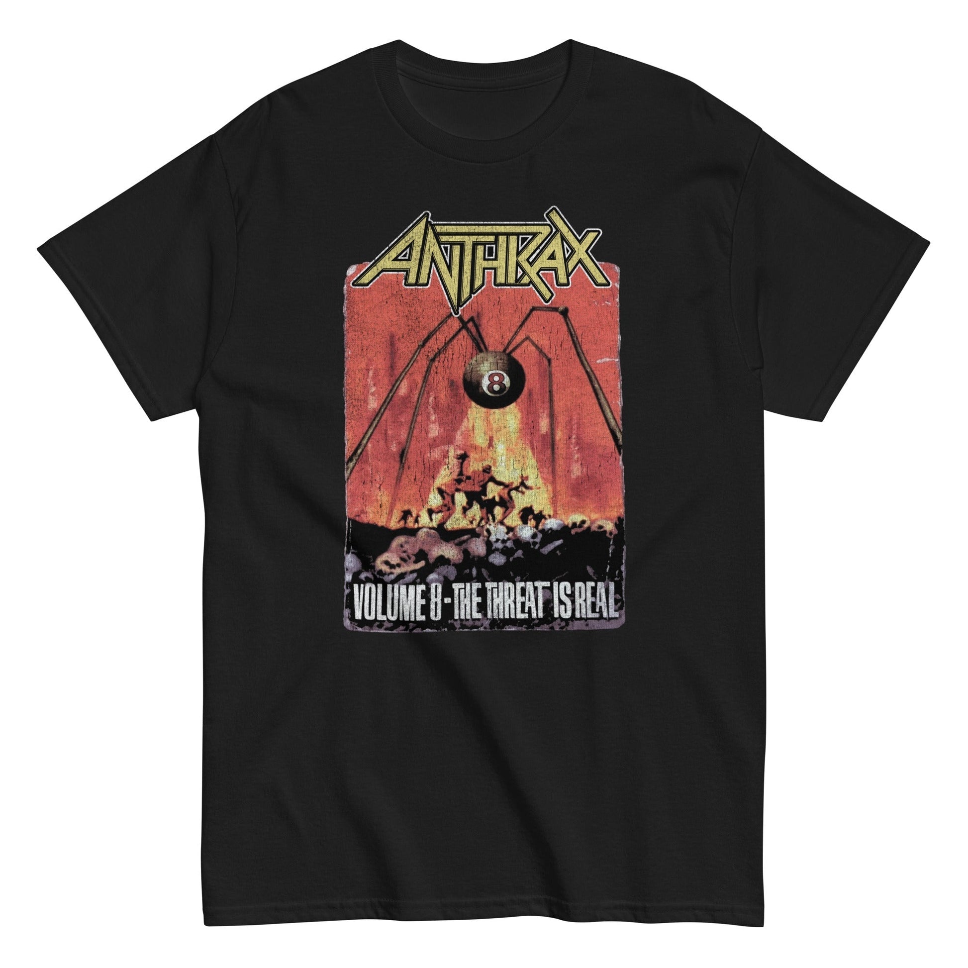 MerchMoment Anthrax - The Threat Is Real T-Shirt [Apparel] Black