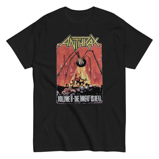 MerchMoment Anthrax - The Threat Is Real T-Shirt [Apparel] Black