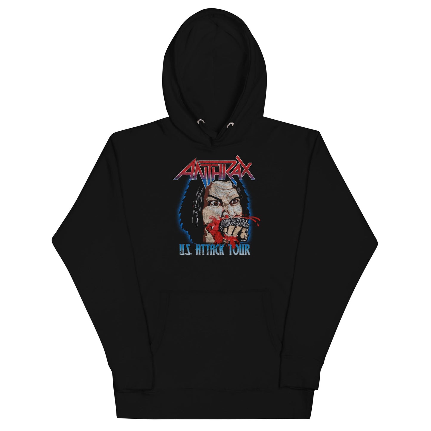 MERCHMOMENT Anthrax - US Attack Tour Hoodie [Apparel] - Rock Band Apparel