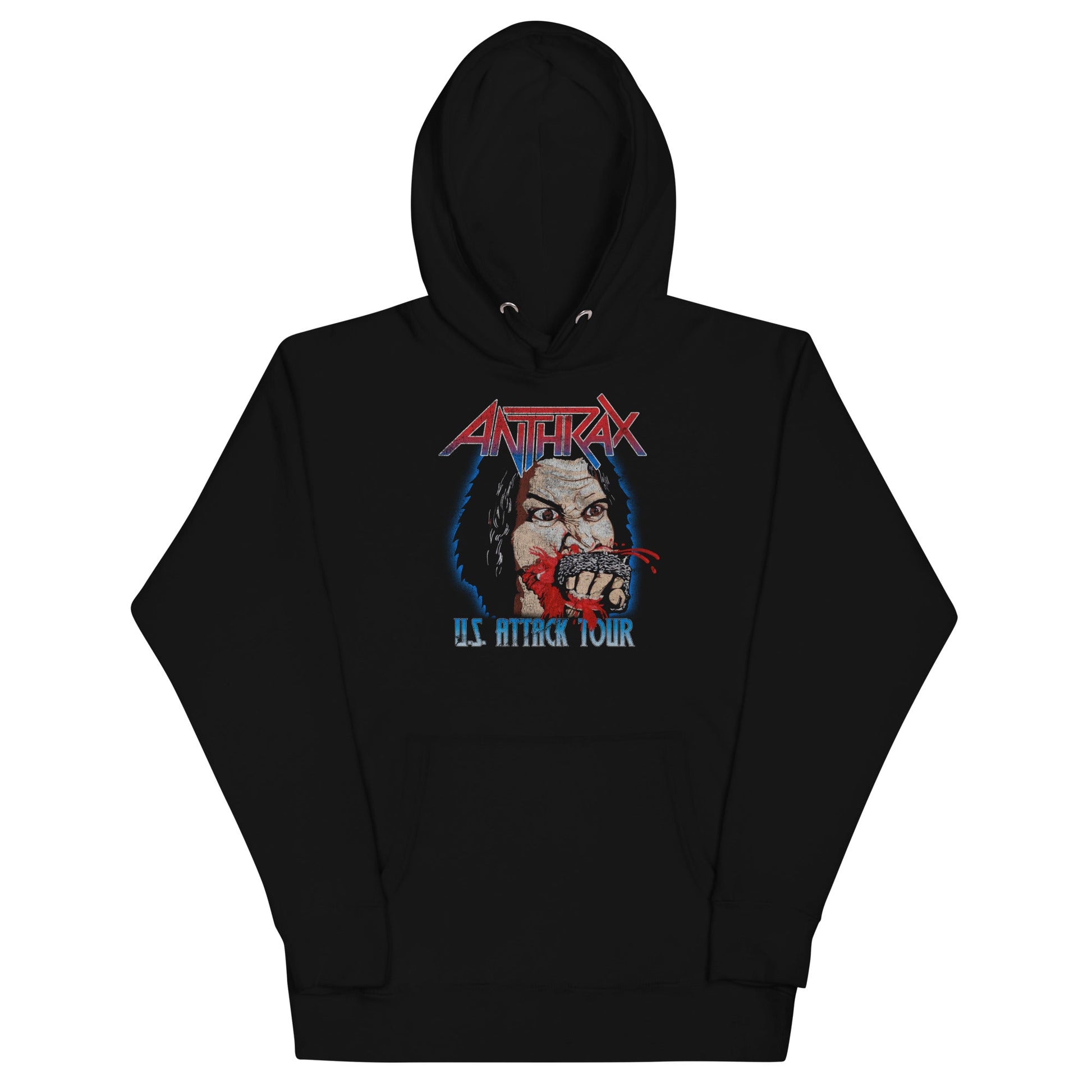 MERCHMOMENT Anthrax - US Attack Tour Hoodie [Apparel] - Rock Band Apparel