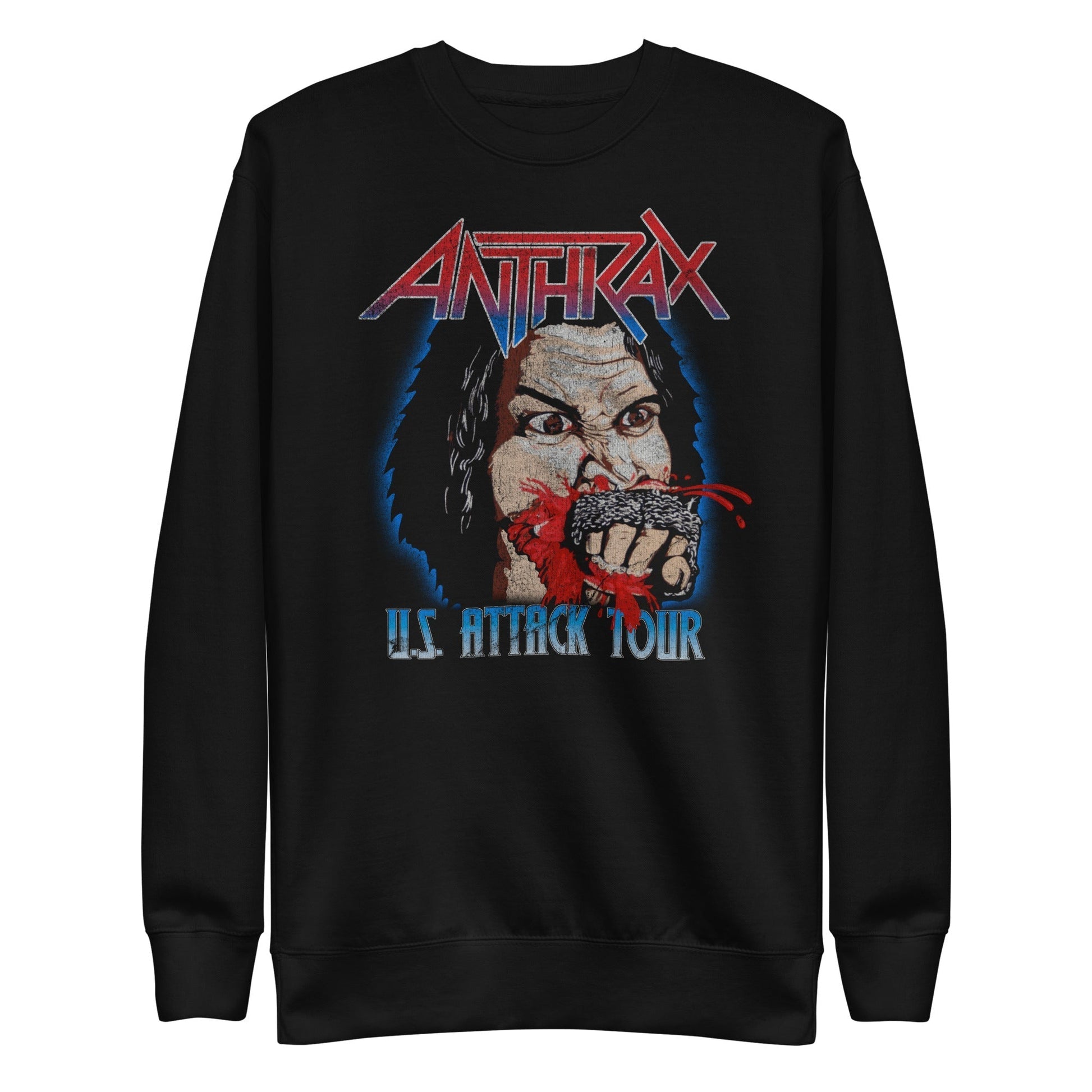 MerchMoment Anthrax - US Attack Tour Sweatshirt [Apparel] Black