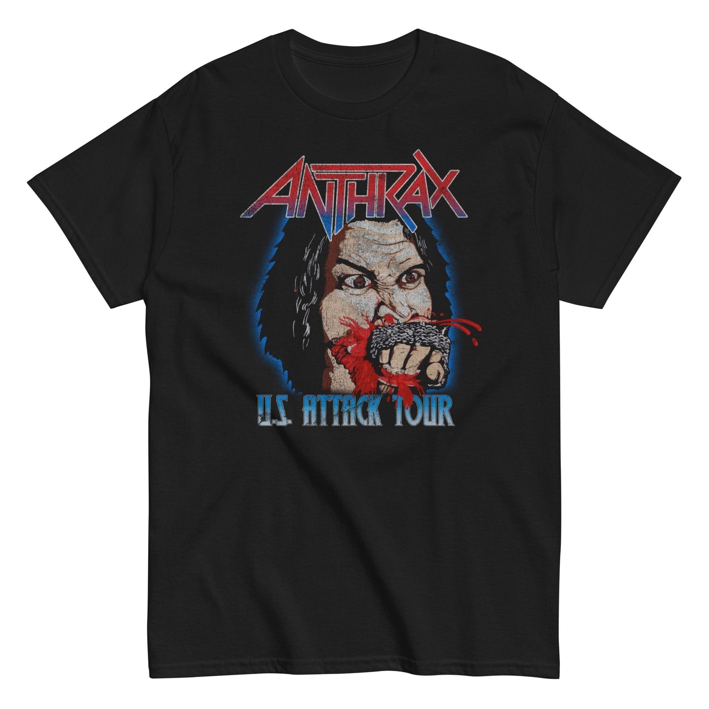 MerchMoment Anthrax - US Attack Tour T-Shirt [Apparel] Black