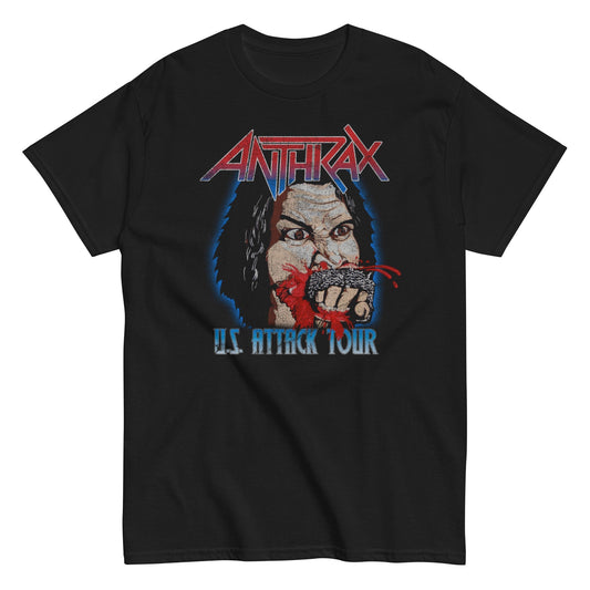 MerchMoment Anthrax - US Attack Tour T-Shirt [Apparel] Black