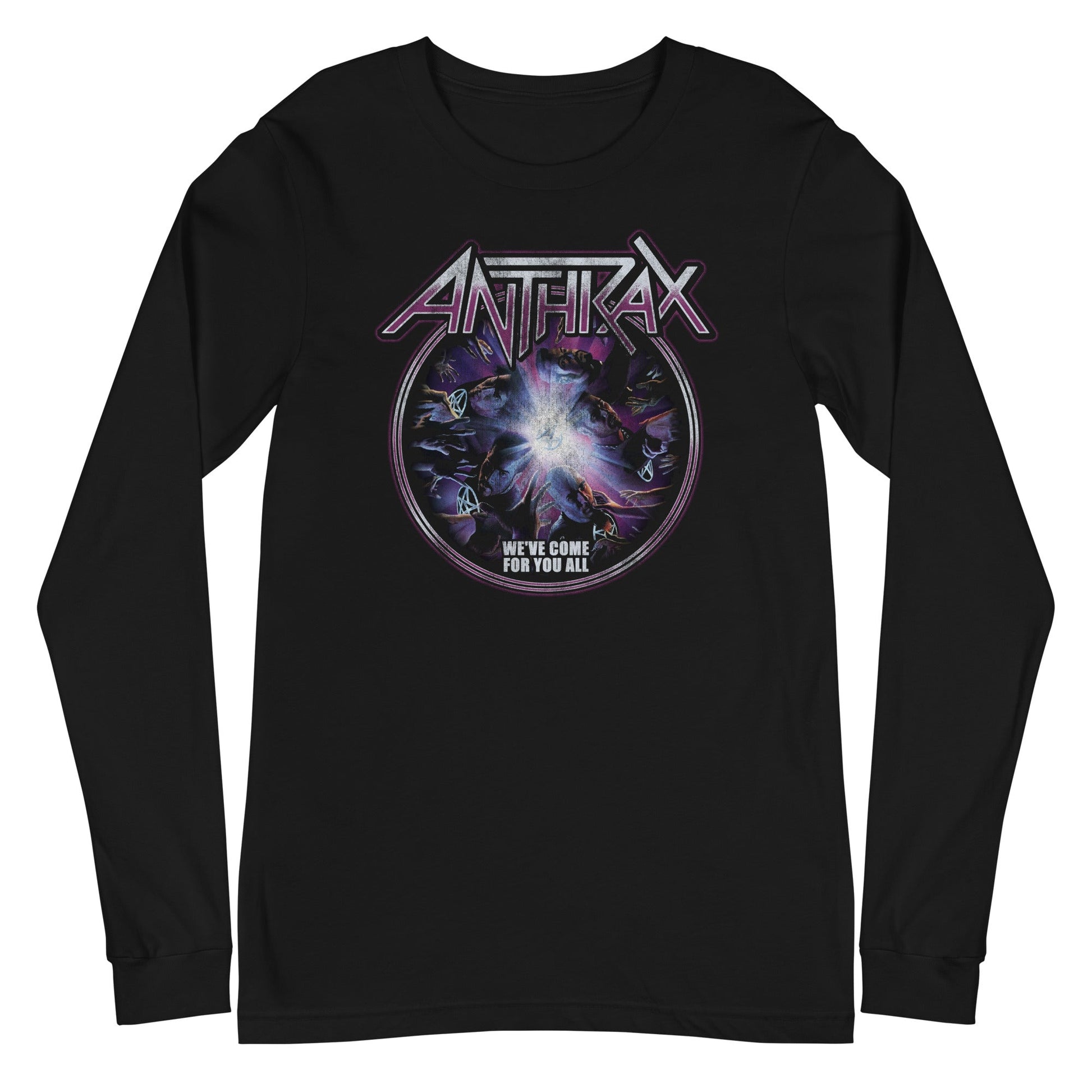 MERCHMOMENT Anthrax - We've Come For You All Long Sleeve T-Shirt [Apparel] - Rock Band Apparel