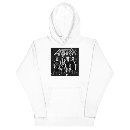 MerchMoment Anthrax - With the Band Hoodie [Apparel] White