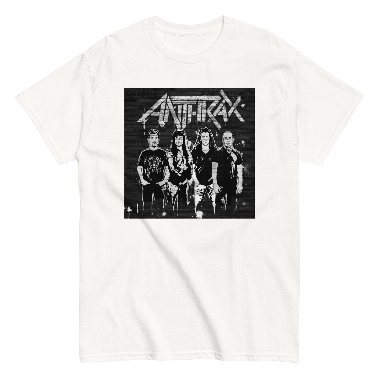 MERCHMOMENT Anthrax - With the Band T-Shirt [Apparel] - Rock Band Apparel