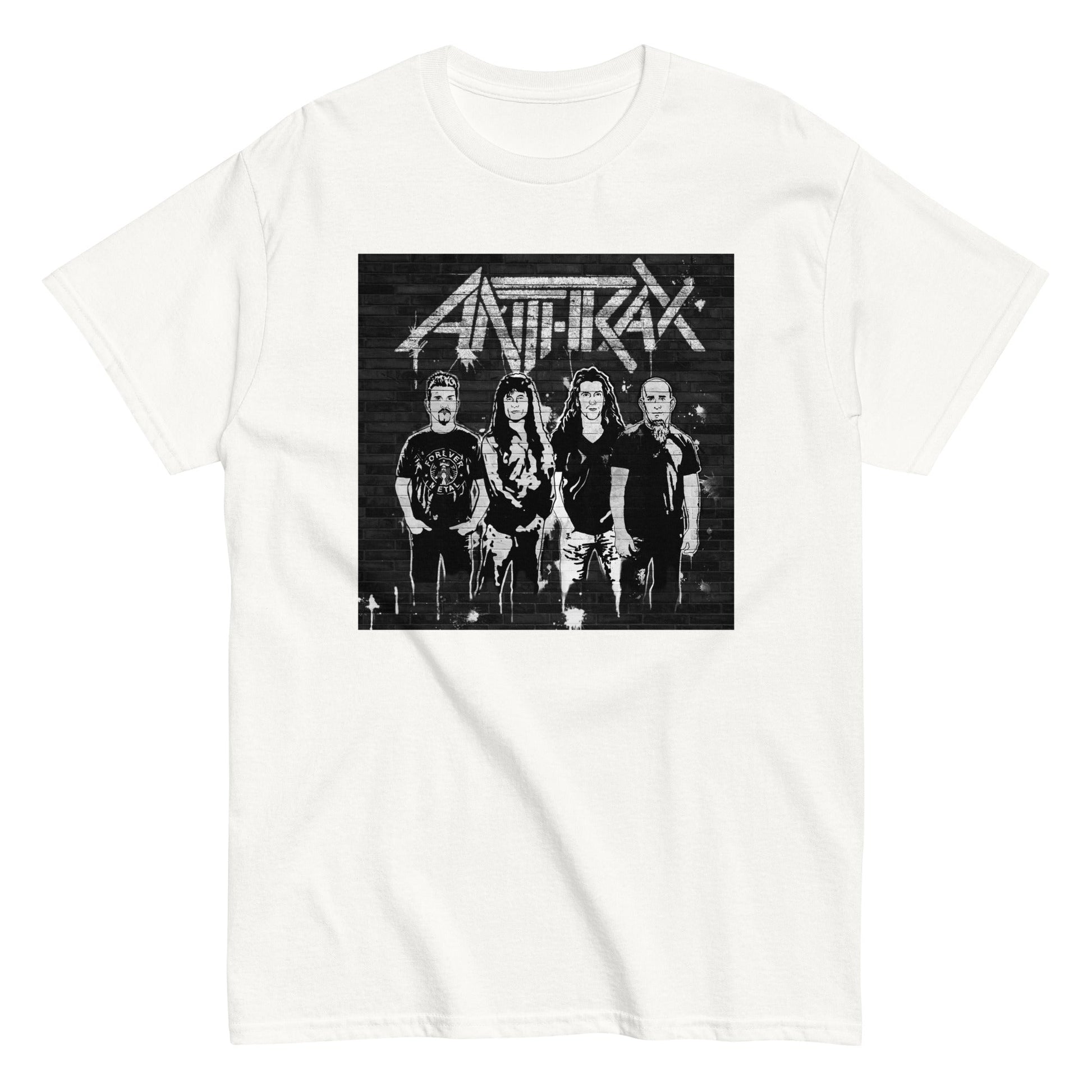 MERCHMOMENT Anthrax - With the Band T-Shirt [Apparel] - Rock Band Apparel