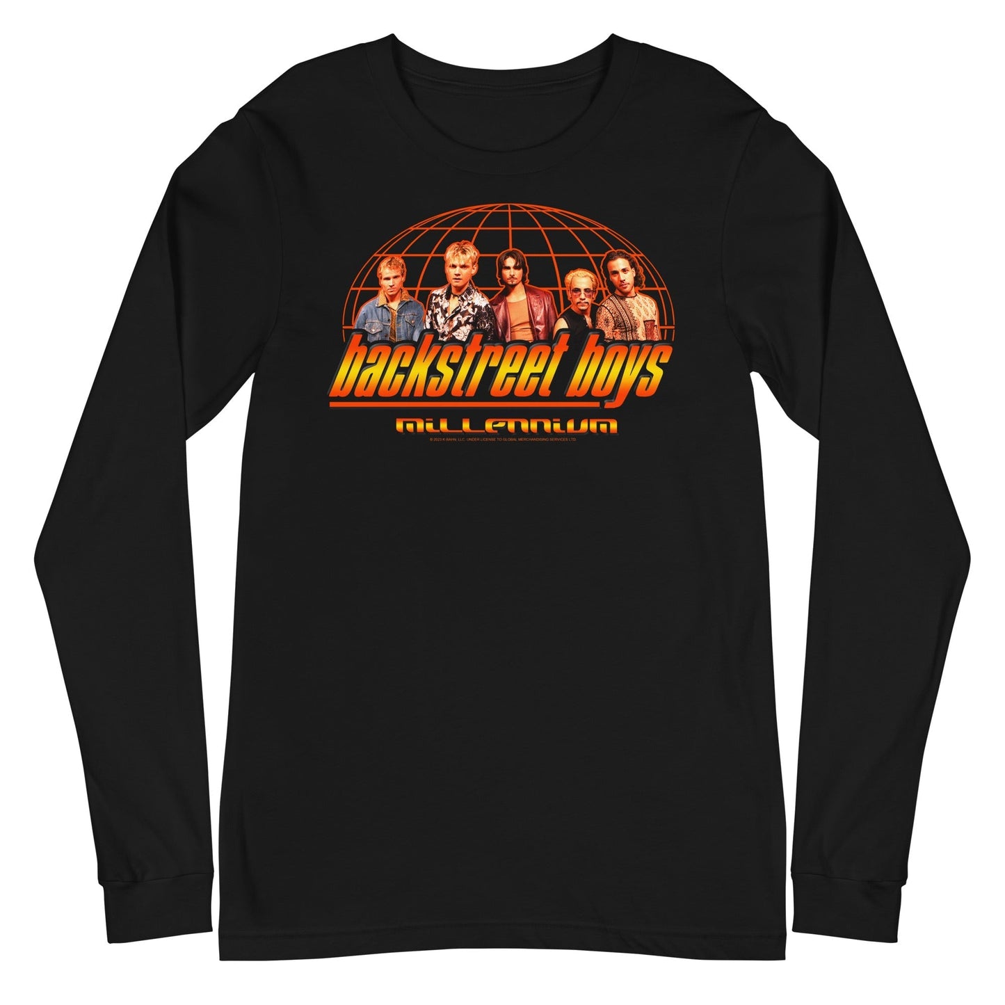 MERCHMOMENT Backstreet Boys - Across the Globe Long Sleeve T-Shirt [Apparel] - Rock Band Apparel