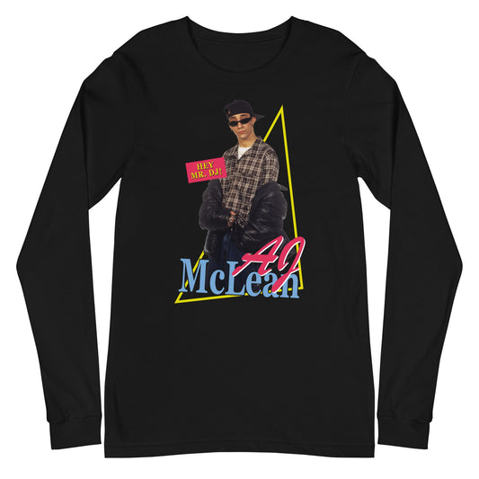 MerchMoment Backstreet Boys - Aj McLean Long Sleeve T-Shirt [Apparel] Black