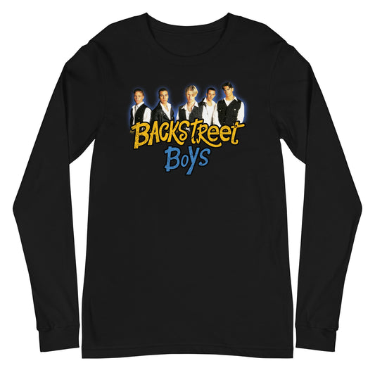 MERCHMOMENT Backstreet Boys - All Five Long Sleeve T-Shirt [Apparel] - Rock Band Apparel