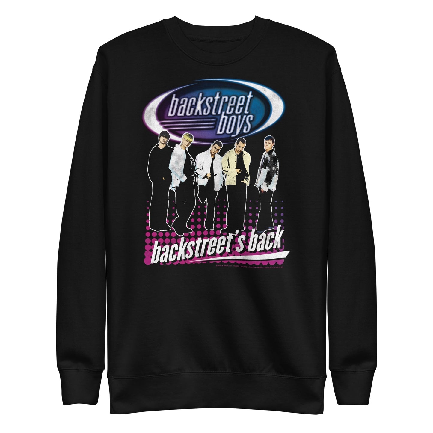 MERCHMOMENT Backstreet Boys - Back Dot Logo Sweatshirt [Apparel] - Rock Band Apparel