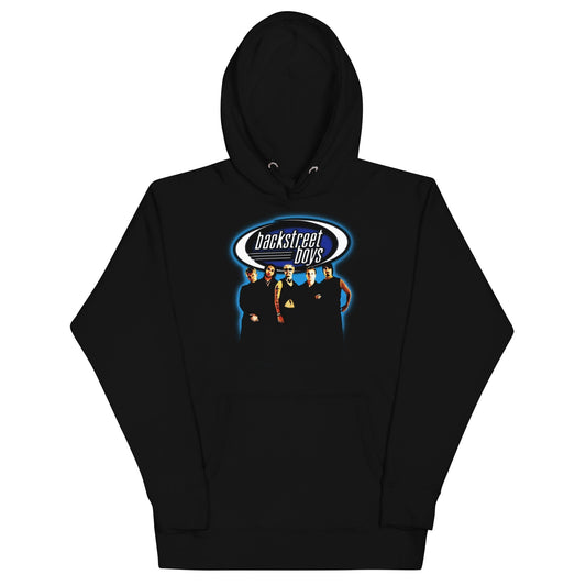 MerchMoment Backstreet Boys - Blue Glow Hoodie [Apparel] Black