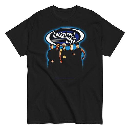 MerchMoment Backstreet Boys - Blue Glow T-Shirt [Apparel] Black