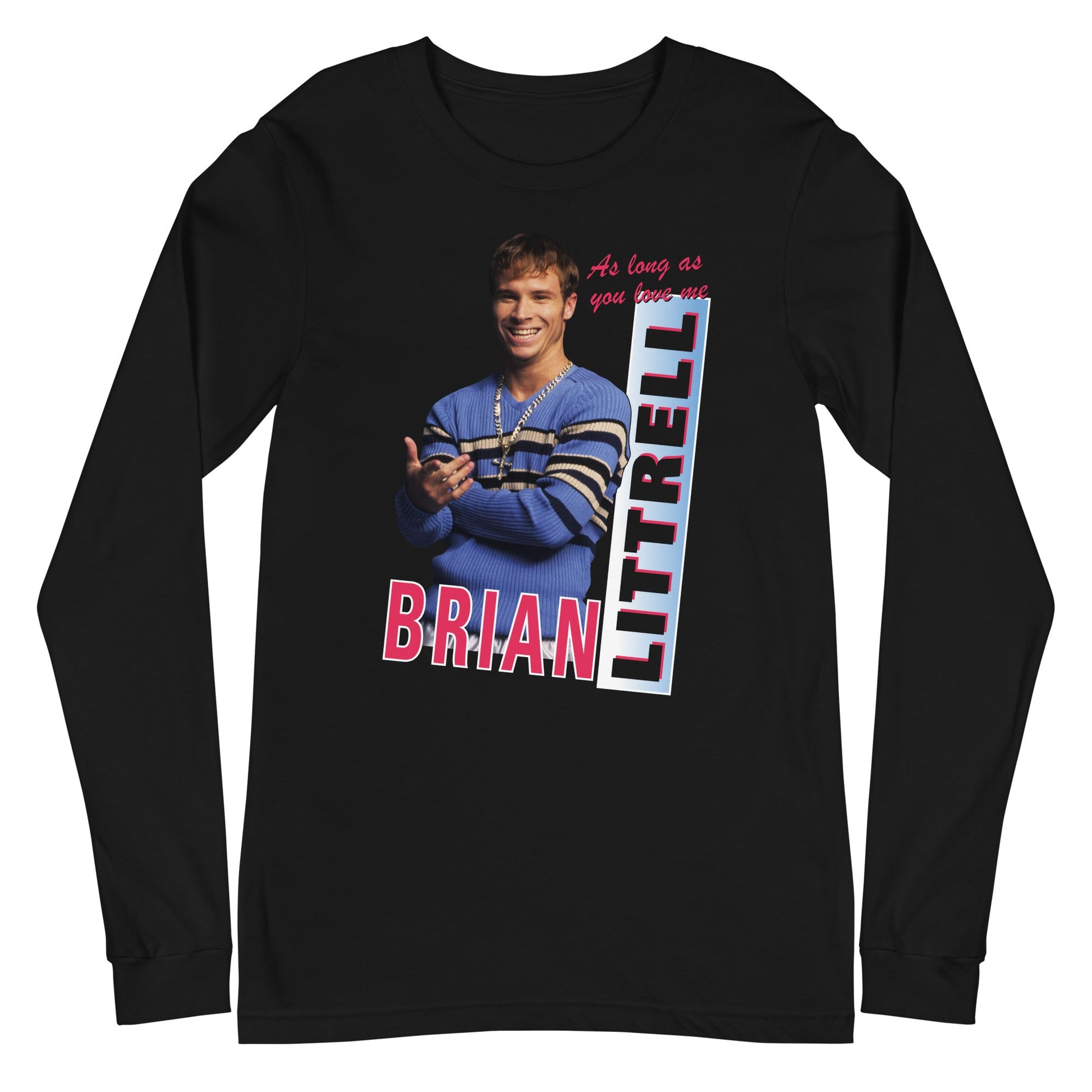 MERCHMOMENT Backstreet Boys - Brian Littrell Long Sleeve T-Shirt [Apparel] - Rock Band Apparel