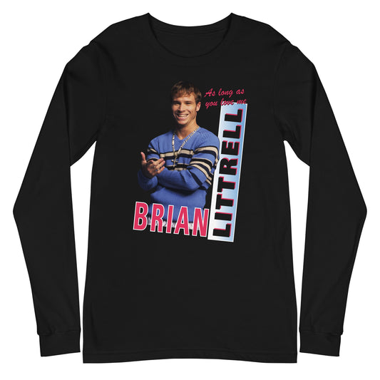 MERCHMOMENT Backstreet Boys - Brian Littrell Long Sleeve T-Shirt [Apparel] - Rock Band Apparel