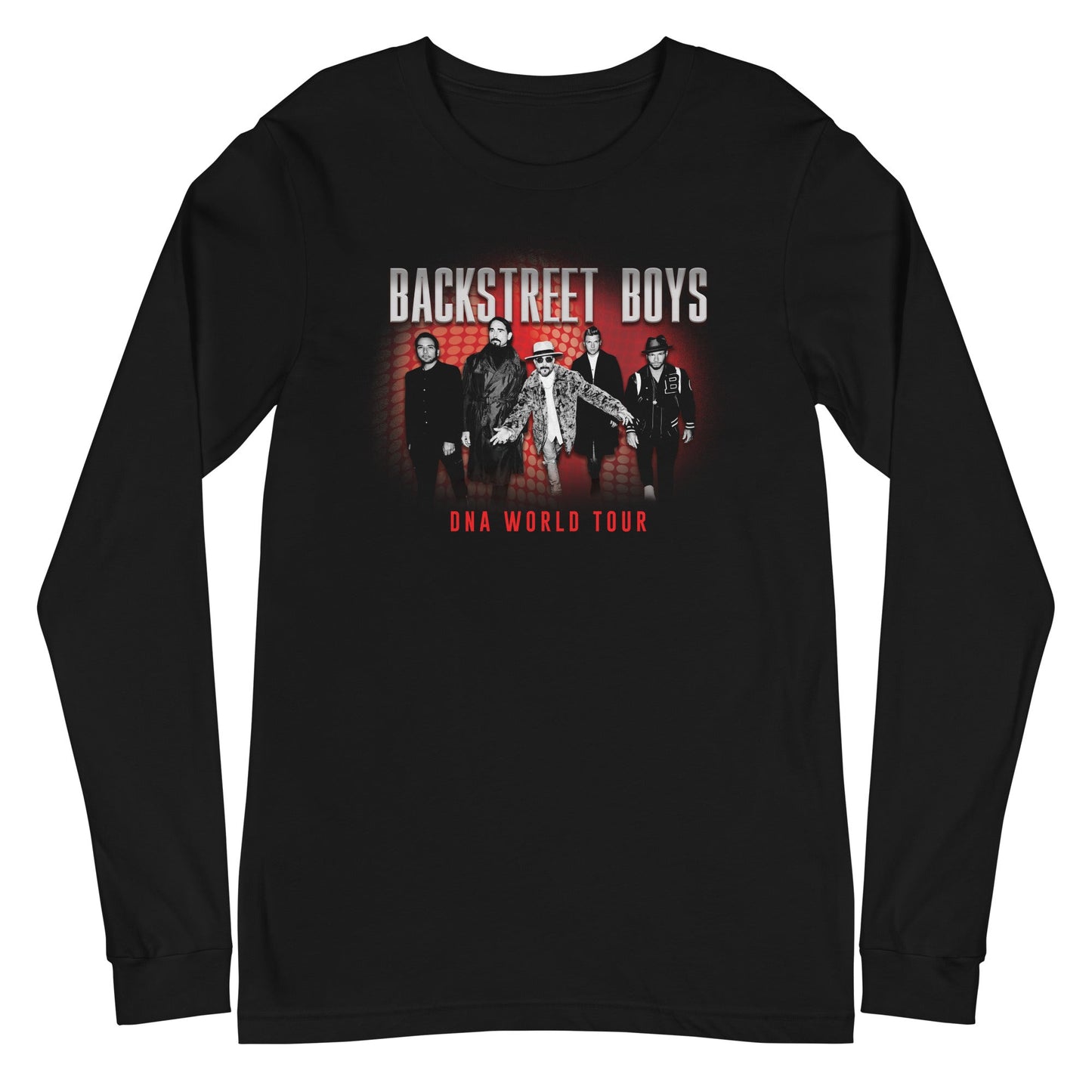 MERCHMOMENT Backstreet Boys - DNA World Tour Long Sleeve T-Shirt [Apparel] - Rock Band Apparel